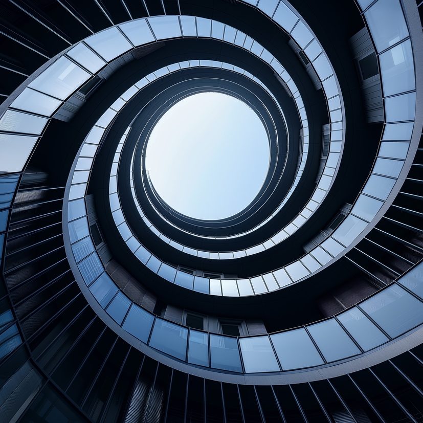 Modern apartment building